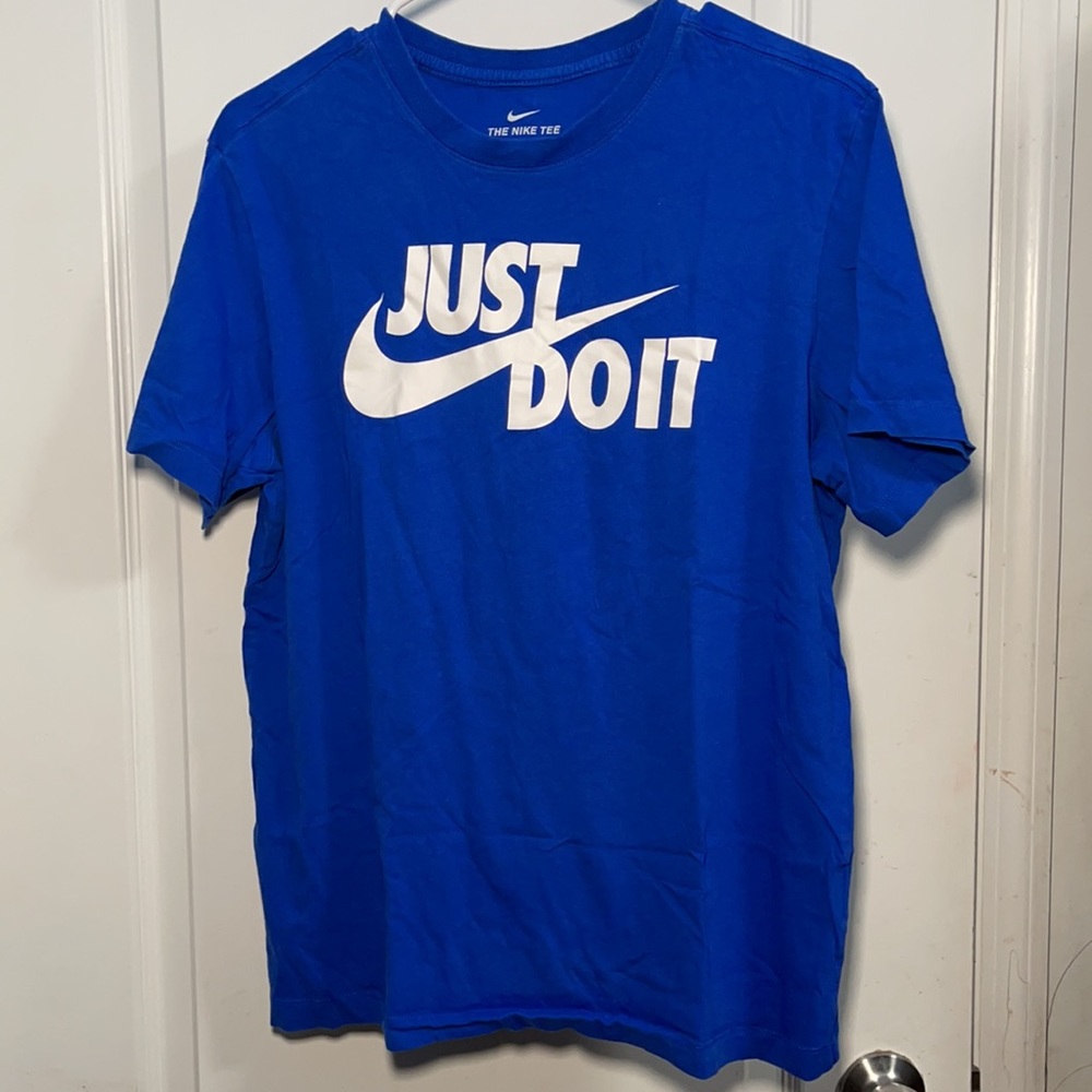 Nike cotton BLUE tee
